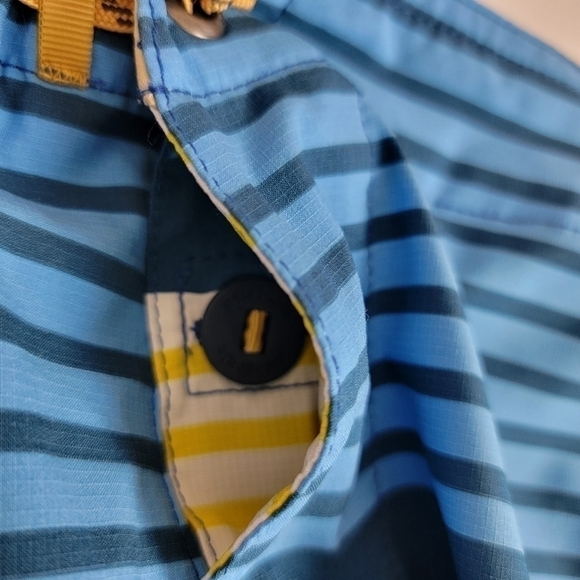 Patagonia Blue And Yellow Stretch Plaining Swim/Boardshorts Sz 32 (M) NWOT - Picture 10 of 15